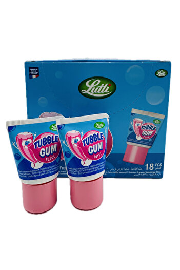 Zaini Lutti Tubble Gum Cherry Imported Gum X 18 Box Advantage Package
