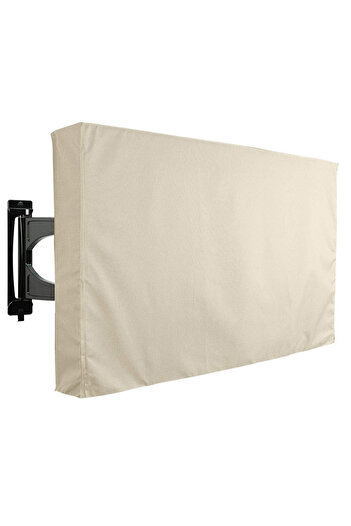 Choice FOR 40-42inch TV off-white Garden Patio Outdoor TV Cover 32" 36" 40" 46" 50" 55" 60" 65" Protect T