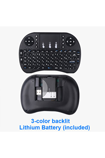 Choice 3 Color Backlight i8 Mini Keyboard Wireless Keyboard 3 Color Backlit 2.4GHz English Russian Air Mous