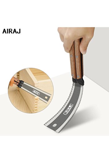 Choice Folding Saw AIRAJ Folding Saw SK5 Steel Pocket Garden Saw Japanese Saw, Flush Cut Trim Saw For Woodw