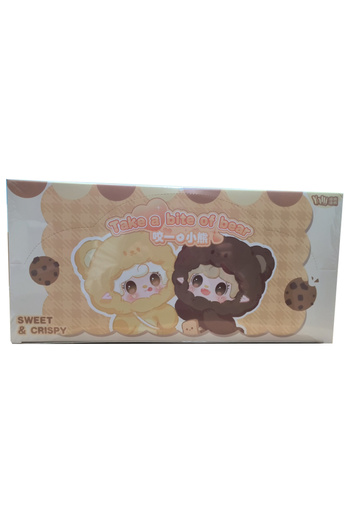 choice2 6pcs 1set Yooki 4th Generation Blind Box Take A Bit Small Bear Series Plush Toys Exquisite Doll Keyc