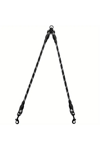 Choice black Dual Dog Leash - 360 Swivel No Tangle Walking Leash for Small Dogs - Double the Fun and Safety