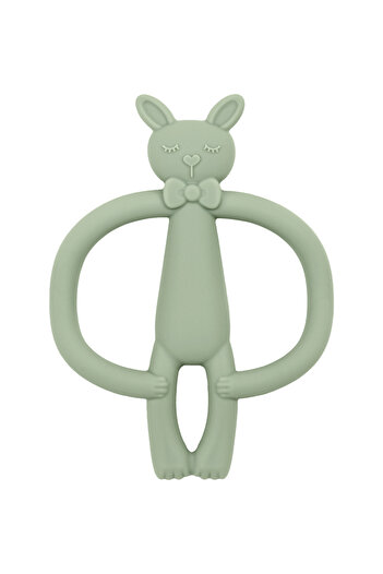 Choice 007 desert sage Color Kids 1PCS Silicone Teether Toys Baby Nursing Teether Gifts Newborn Cartoon Rab