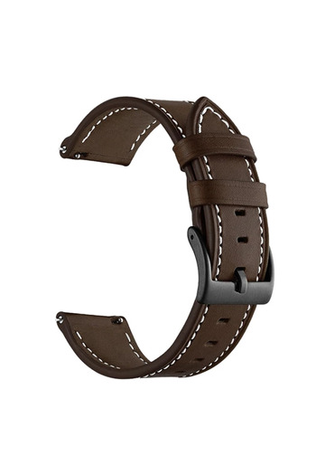 Choice Galaxy Watch 3 45mm Coffee For Samsung Galaxy Watch 3 45mm Strap 22mm Genuine Leather Bracelet Watch