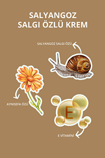 Destek Salyangoz Salgı Özlü Kırışıklık Karşıtı Snail Krem 45 ml