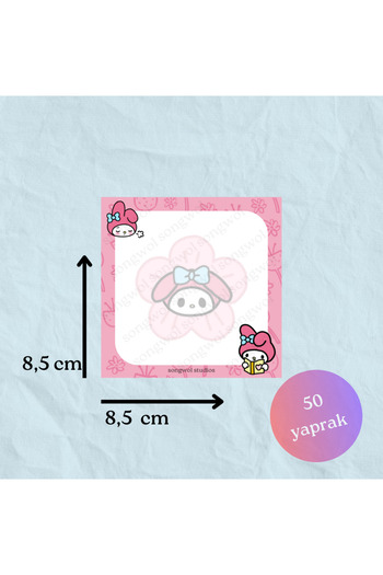 Songwol Studios My Melody Sanrio Memo Pad, Memopad, Notepad, Notepad