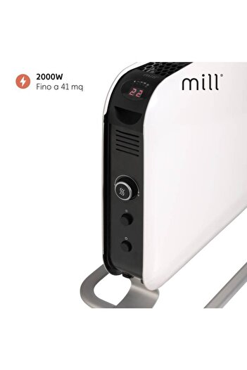 Mill Convector portabil cu convectie instantanee Mill, 2000W, LED