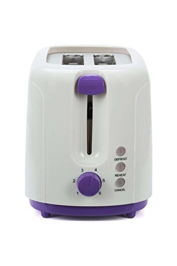 Heinner Heinner TP-750UV Toaster, 750W, 2 Slices (White/Purple)