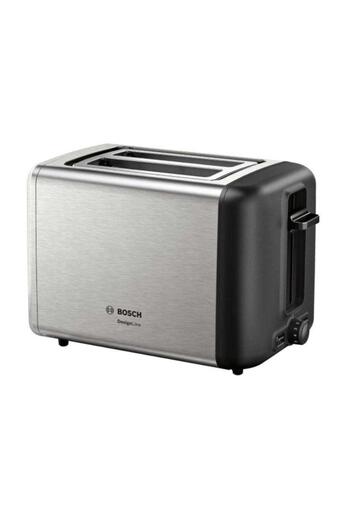 Bosch TAT3P420 Toaster, 970 W, 2 slices, Silver/Black