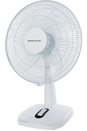 ALSAIF Electric Table Fan 60w With 5 Blades By Al Saif, White