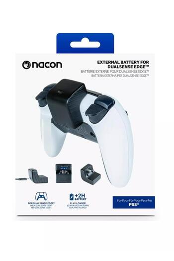 Nacon Nacon DualSense external battery for PlayStation 5 Controllers, 2 hours of autonomy (Black)