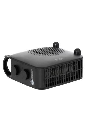 adler Aeroterma ceramica Adler AD7725B, 2000 W, Indicator luminos, Termostat (Negru)