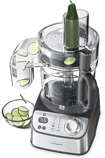 Kenwood محضر طعام، 1000 واط، 3 لتر، خلاط زجاجي مقاوم للحرارة سعة 1.5 لتر، 11 ملحق