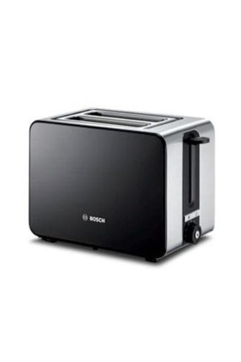Bosch Bosch TAT7203 Toaster, 1050 W, 2 slices, bun grill (Black/Stainless Steel)