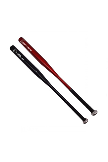 Depox IdeallStore® baseball bat set of two, Black Red, aluminum, 80 cm, red