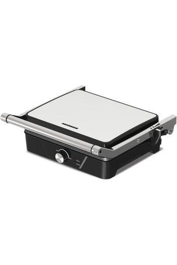 Heinner Grill electric Heinner GrillChef HEG-K2000CP, 2000 W, Placi fixe cu invelis antiaderent