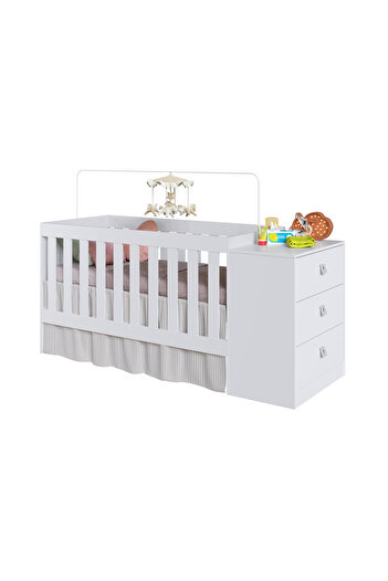 Art In Móveis Children's bed with side cabinets for children's rooms and home 3 169*79.4*63