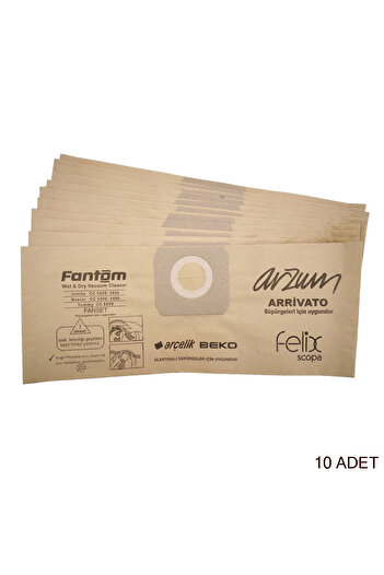 Magic Bags AR427 Arrivato - AR452 Hamarat Συμβατή τσάντα σκόνης ηλεκτρικής σκούπας - 20 τεμάχια