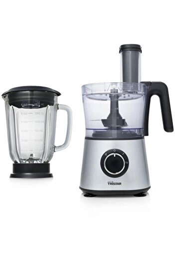 Tristar Robot de bucatarie Tristar MX- 4823, 600 W, Bol 1.5 l, Blender 1.5 l, 2 Discuri, Functie Pulse