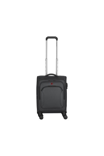 Wenger Vibrave 46cm Softcase 4 Double Wheel Expandable Cabin Luggage Trolley Anthra