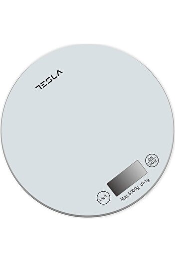 TESLA Tesla KS200W kitchen scale, 5kg, LCD screen, Tare function, Glass (White)