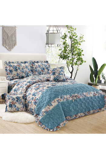 Generic Compressed Comforter Set Twin Size Tow color, 4 Pieces, Single Size 160x210cm G2