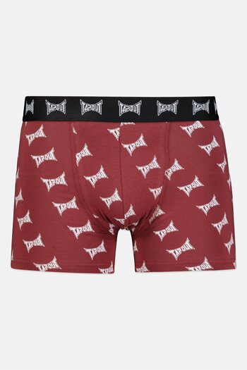 Tapout Men 3 Pcs Brand Logo Boxer Brief Set, Black/Grey/Brown