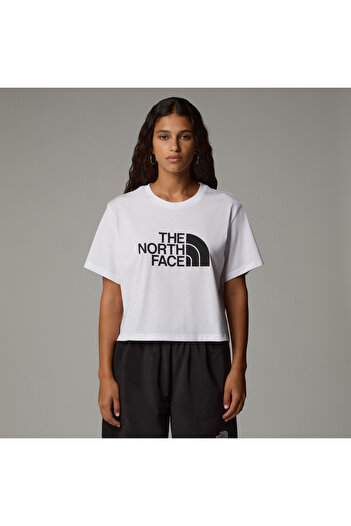 THE NORTH FACE Tricou Crop TNF alb ușor de relaxat - W S/S