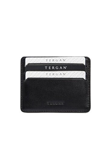 Tergan S1KK00001050-B06 Δερμάτινη θήκη πιστωτικής κάρτας Unisex - Μαύρη
