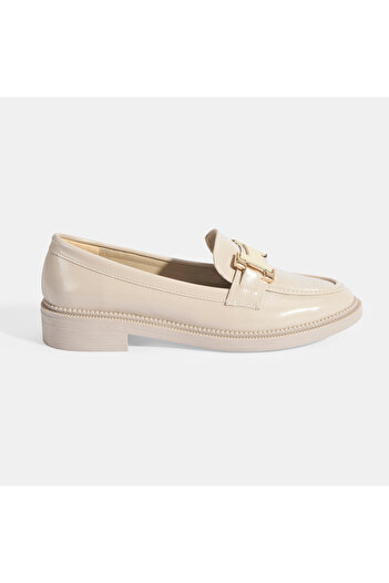 Desa Women's Beige Casual Shoes with Buckle Accessories