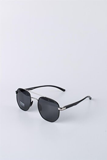 Max Polo Silver Polarized Men's Sunglasses G25Mps3207R02