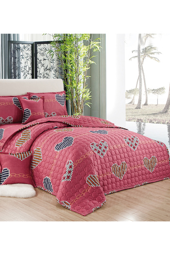 Generic Compressed Comforter Set King Size Tow color, 6 Pieces, Size 220x240cm