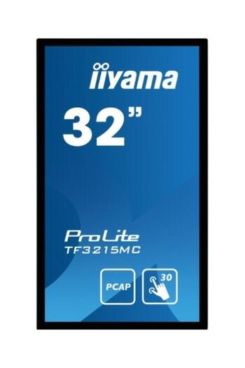 IIYAMA Monitor VA LED Iiyama 31.5" TF3215MC-B2AG, Full HD (1920 x 1080), VGA, HDMI, DispayPort, Touchscreen