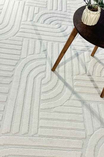 Decomia Home Siena Kendinden Desenli Peluş Kaymaz Taban Salon Halısı Mutfak Halısı Yolluk