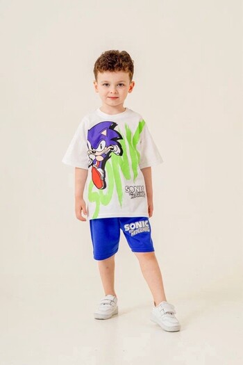 harby kids Boy's Printed Shorts Suit