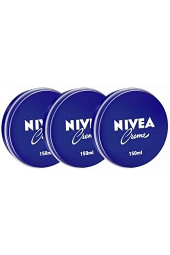 NIVEA Moisturizing Cream for All Skin Types for Face, Body, and Hands, Pack of 3 150ml by Nivea