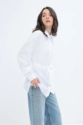 ALLDAY Slim Belted Women's Shirt S51304A0