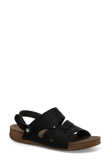 Polaris Polaris406147 Black Men's Slippers Sandals