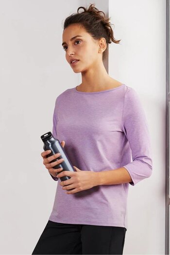Tchibo Women Performance Fit Long Sleeve Training T-shirt, Purple