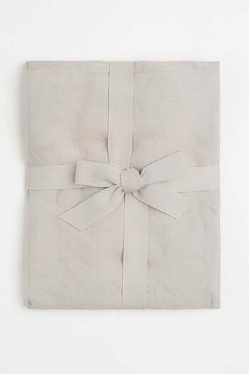 H&M Washed linen pillowcase