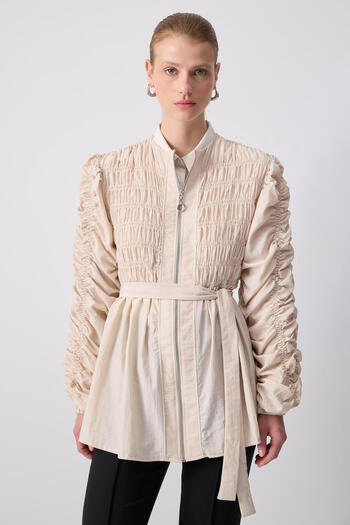 Touché Privé Drawstring Zipper Jacket
