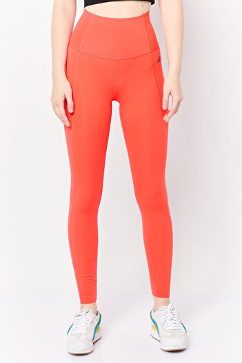 adidas Women Tight Fit Training Leggings, Red