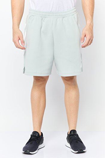 adidas Men Sportswear Fit Brand Logo Training Shorts, Grey