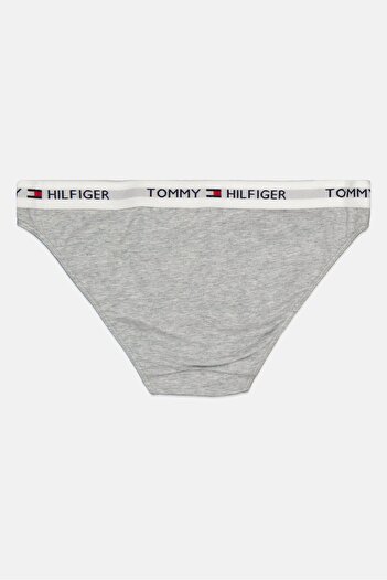 Tommy Hilfiger Women Brand Logo Pull On Panty, Grey