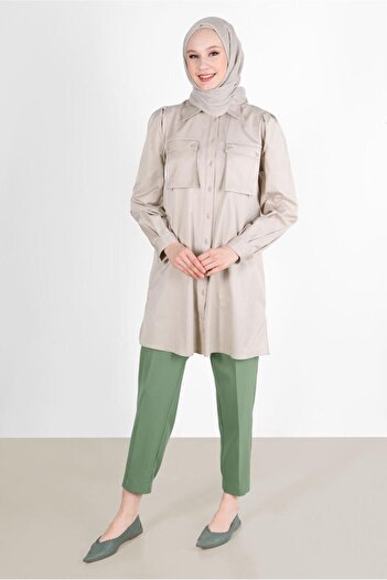 Alvina Pocketed Buttoned Tunic 42639