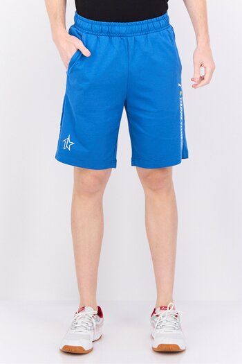 Puma Men Slim Fit Printed Walking Shorts, Blue