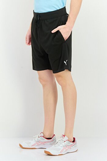 Puma Men Sportswear Fit Training Shorts, Black/White