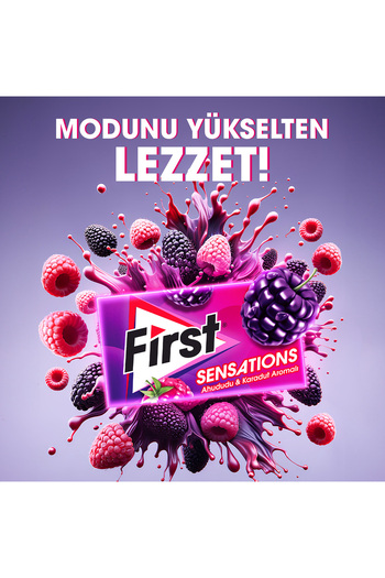 First Sensations 27gr Black Mulberry Flavored - 12 Pieces