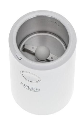adler Adler AD4446ws coffee grinder, 75 g, 150 W (White/Silver)