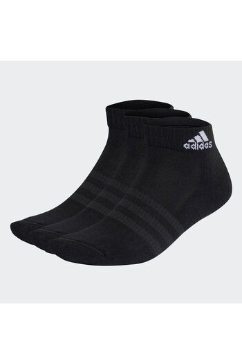adidas 3 чифта черни меки чорапи до глезена - Ic1277